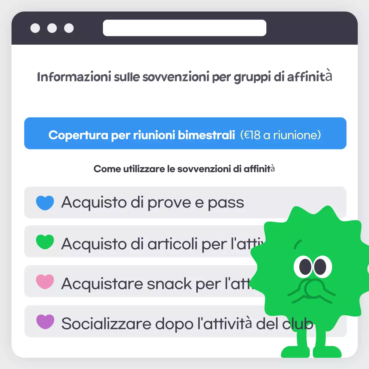 Azzurro semplice come creare un club aziendale comunicare informazioni