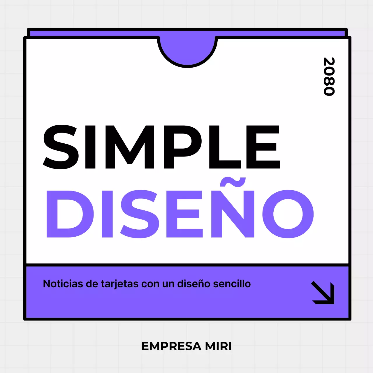 Guía de diseño simple malva