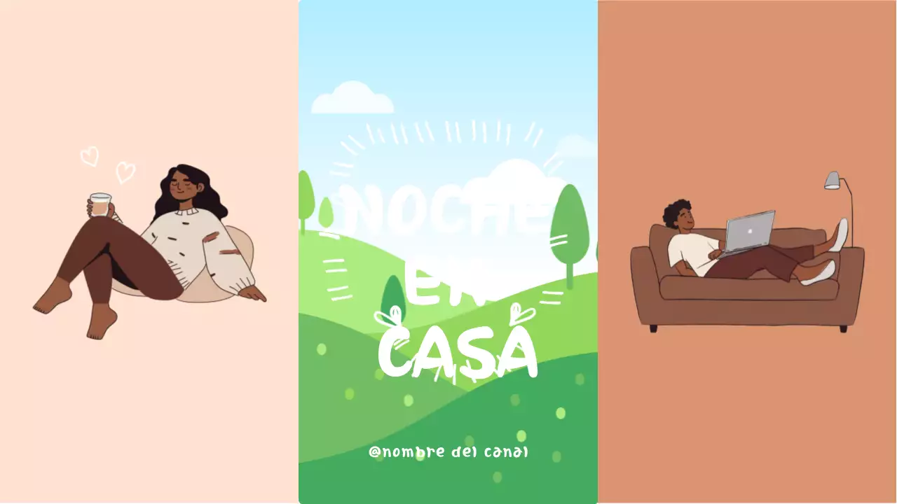 beige cozy night in vlog