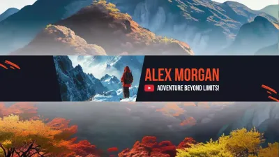 Orange Trendy Adventure Promotion YouTube Thumbnail