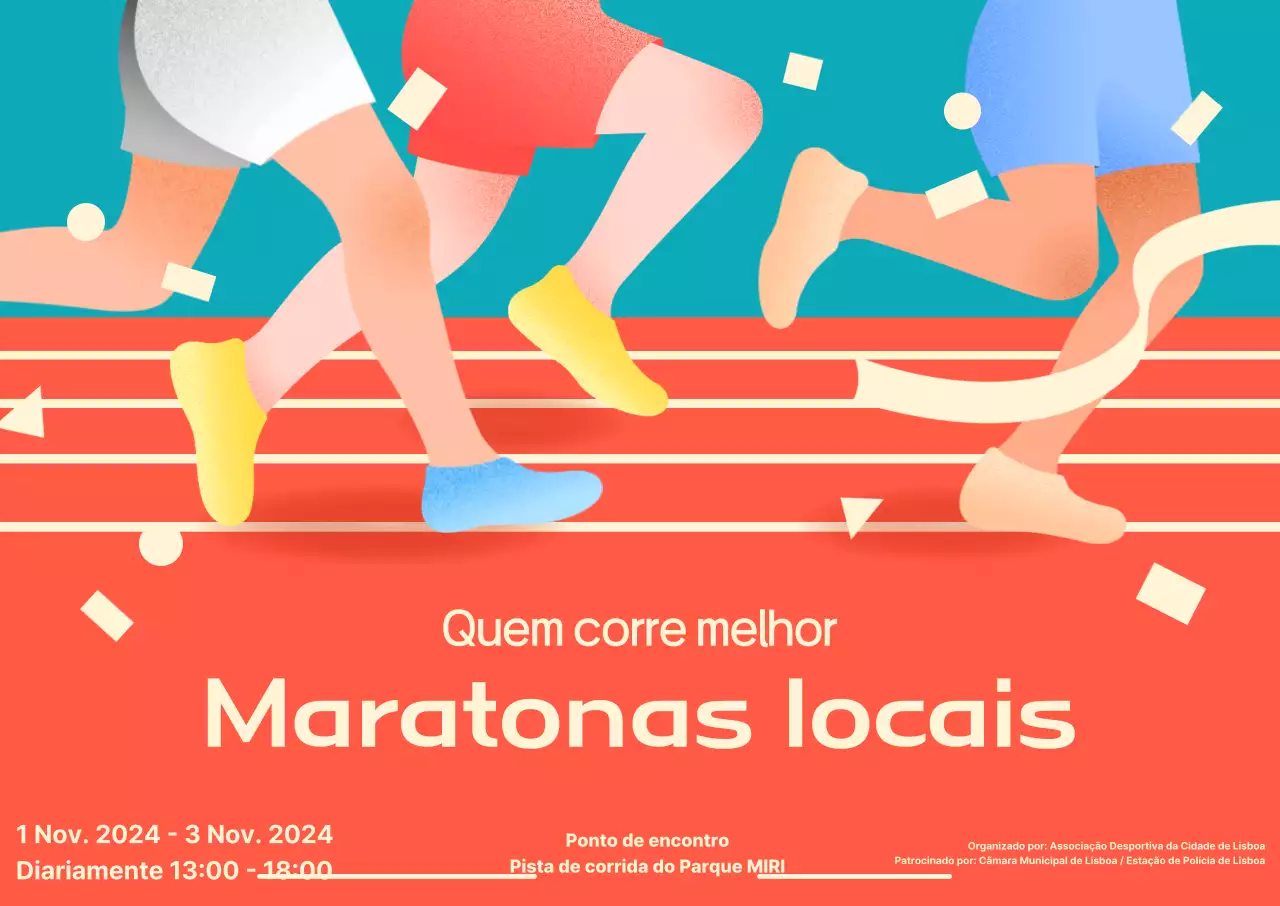 Promover a Maratona Orange Pop