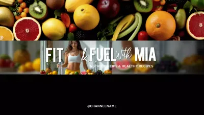 Colorful Modern Fitness Guide YouTube Thumbnail