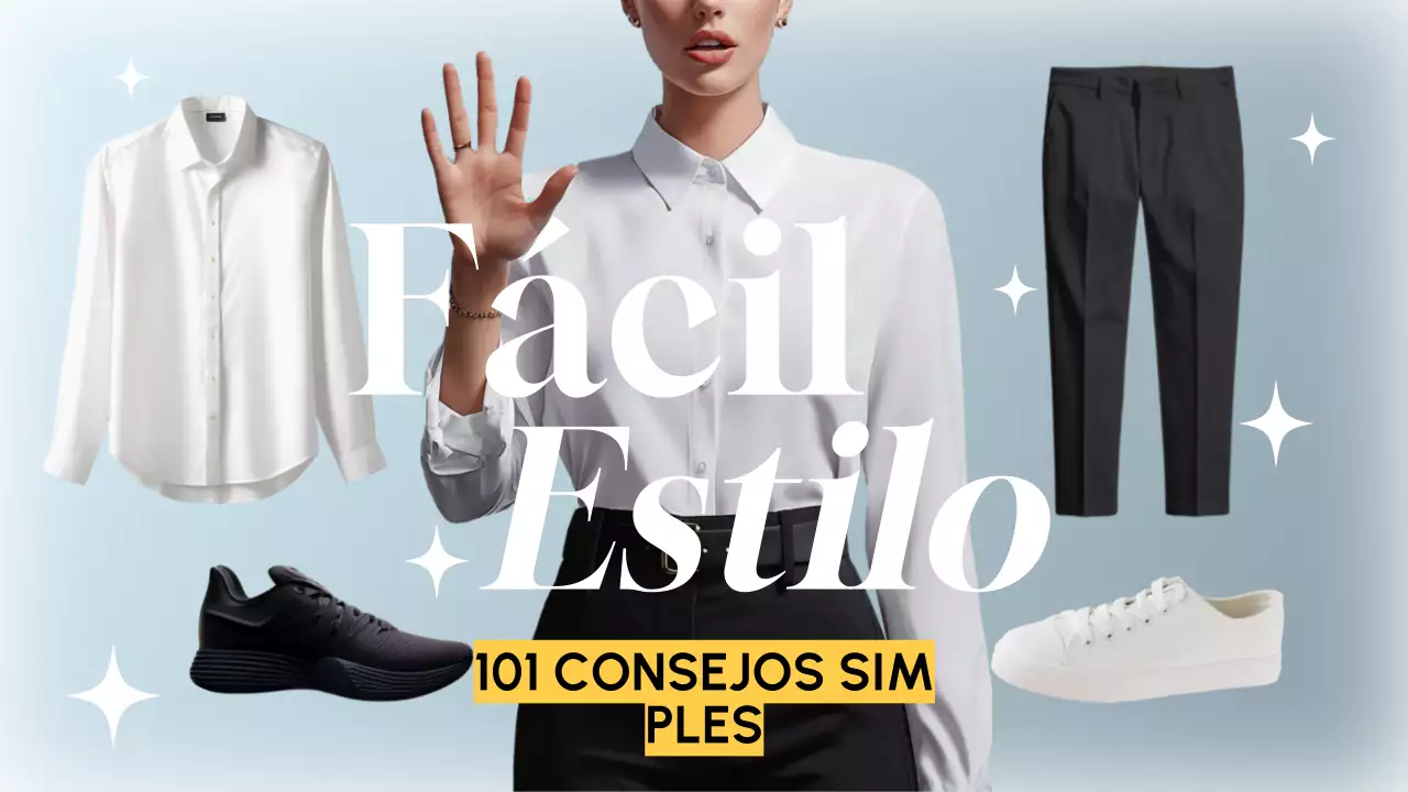 Guía de moda blanca sencilla