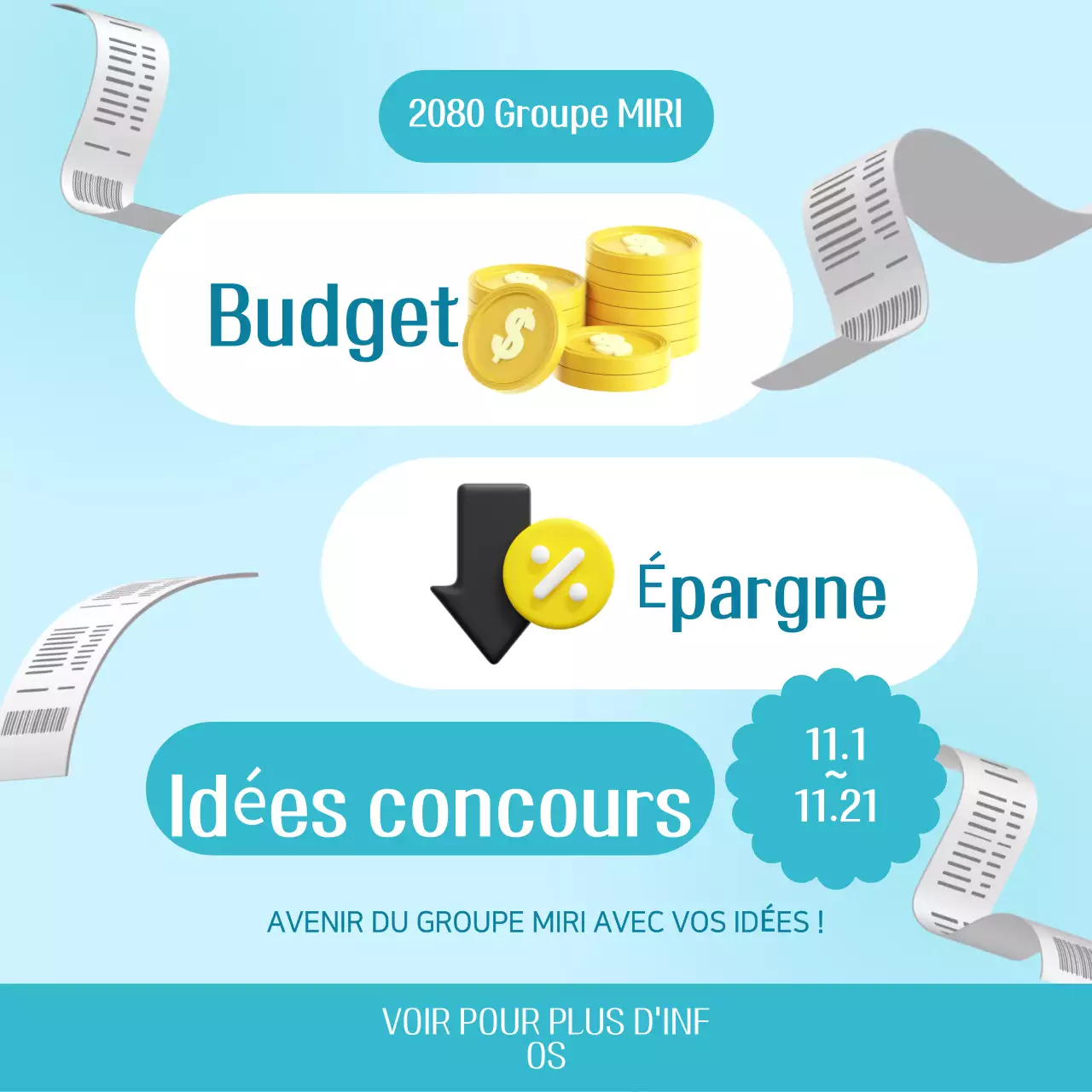 Promouvoir le concours "light blue clean idea