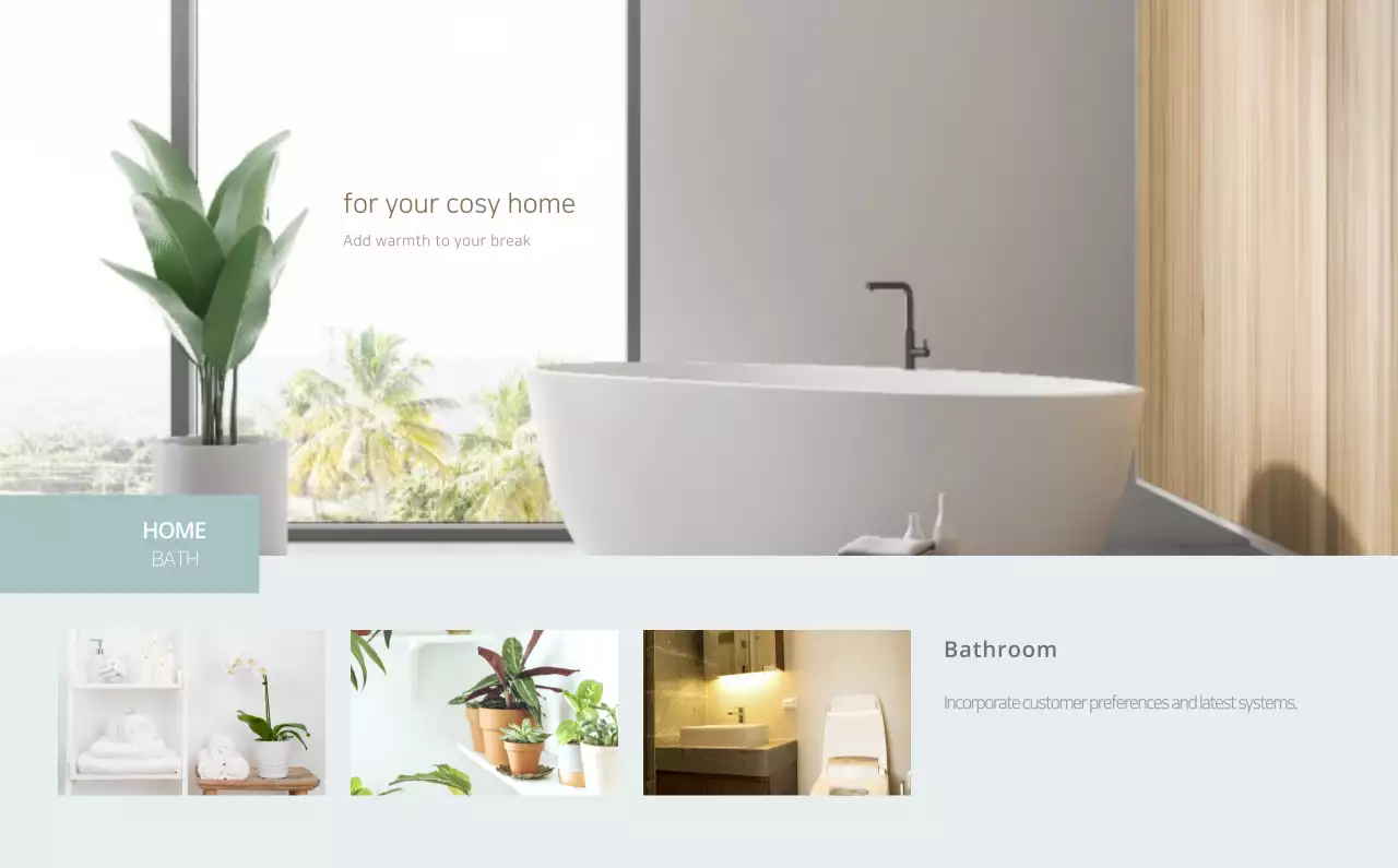 Kalender interior minimalis berwarna krem