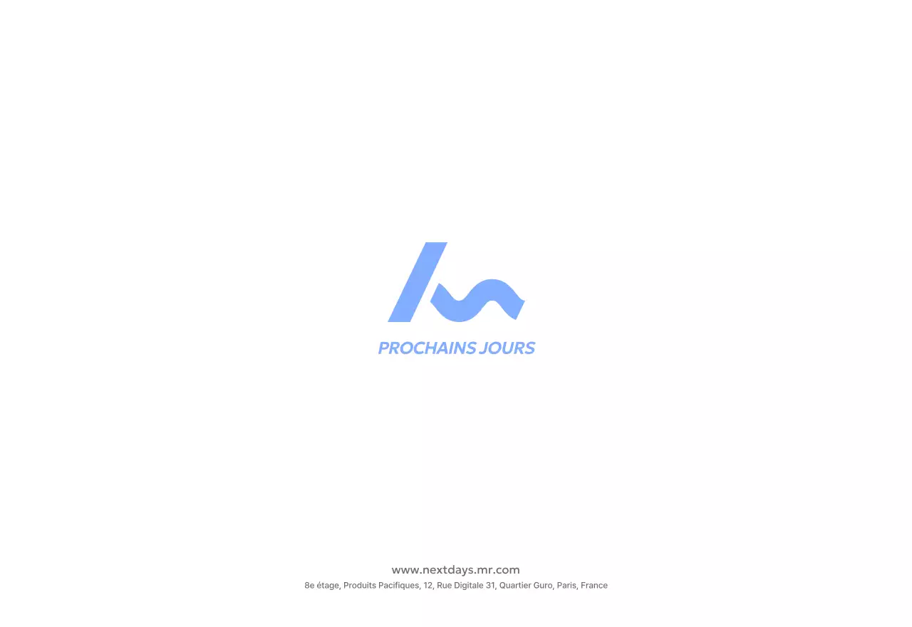 Calendrier photo de suivi des objectifs avec une touche de bleu