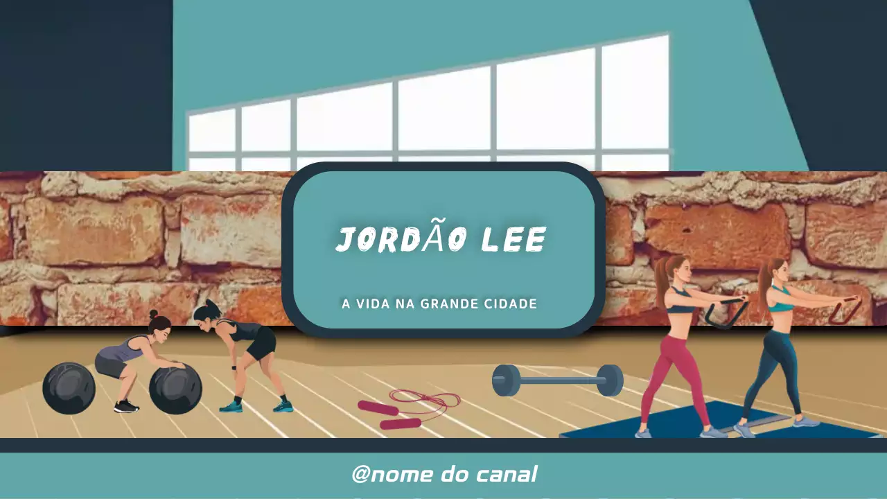 azul laranja life in the big city modelo de canal de youtube estilo moderno