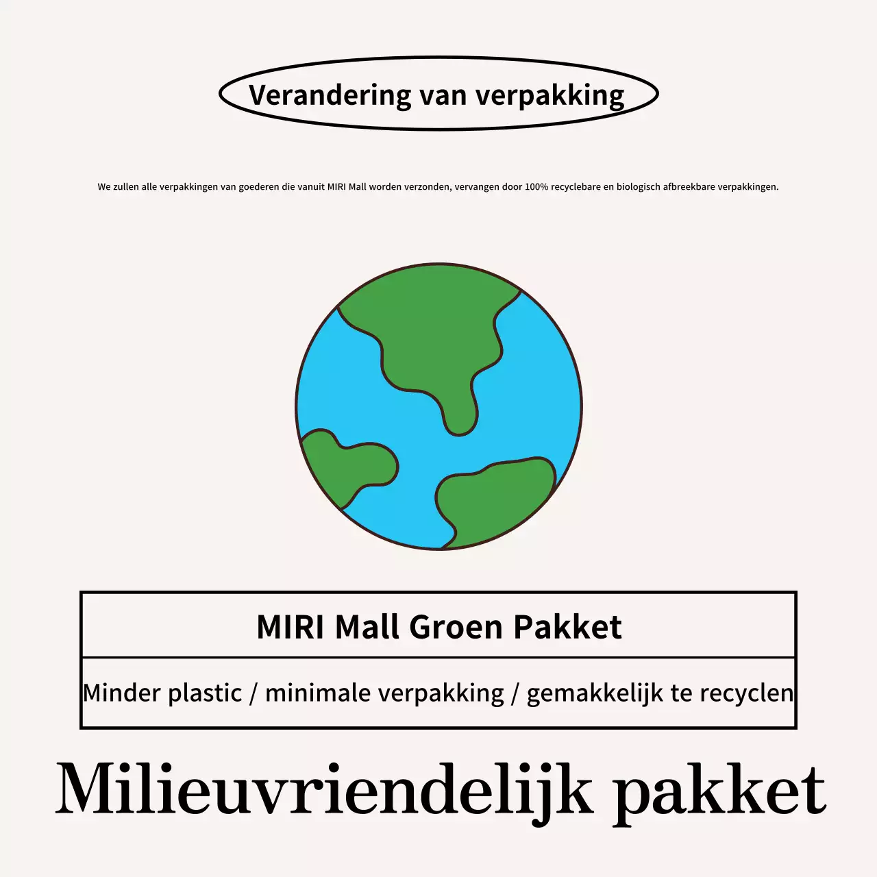 Groene natuurlijke omgeving aankondigingen