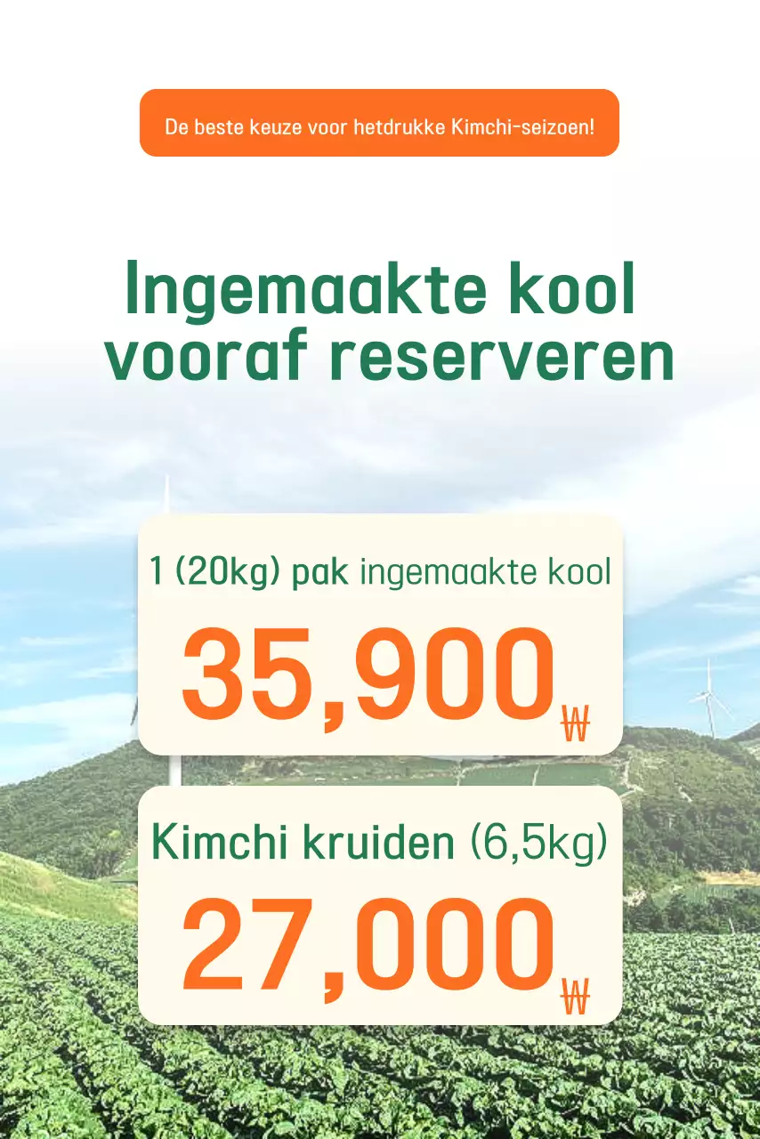 Groene Basis Kimchi Reserveringsgids