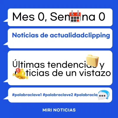 Promover Blue Modern News