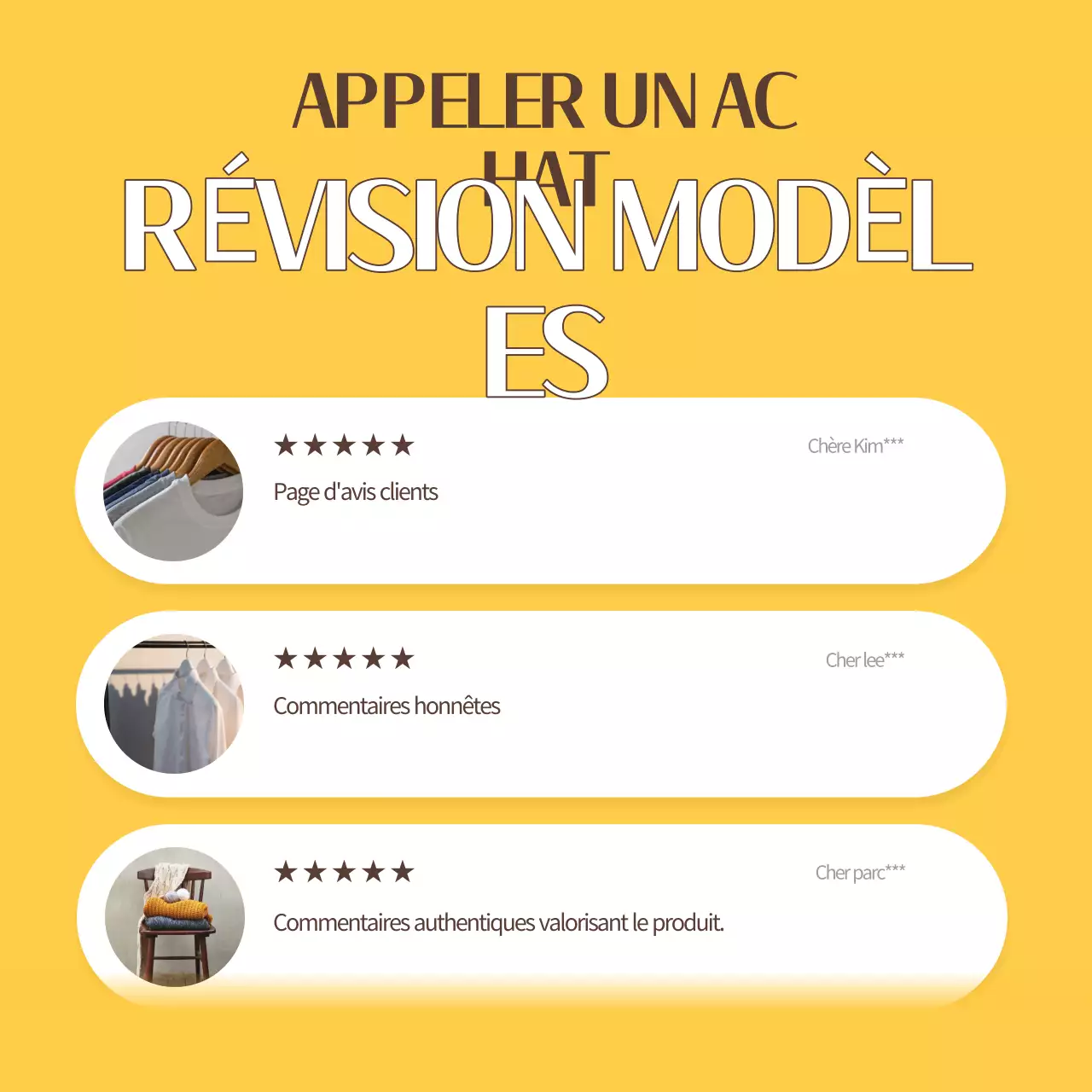 Une collection de modèles d'examen simples en jaune