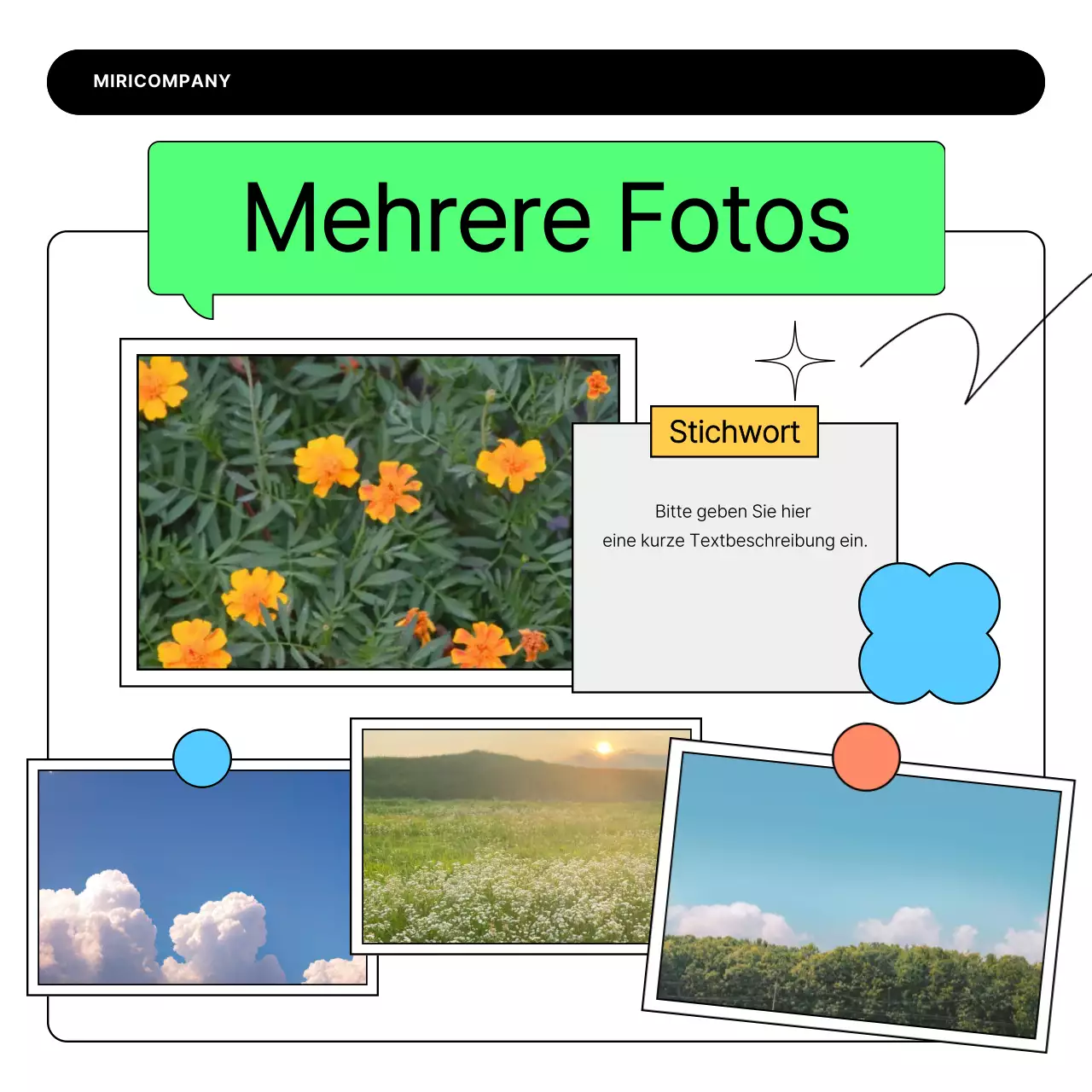 Fördern Sie Ihr Geschäftsmarketing in weiß und einfach