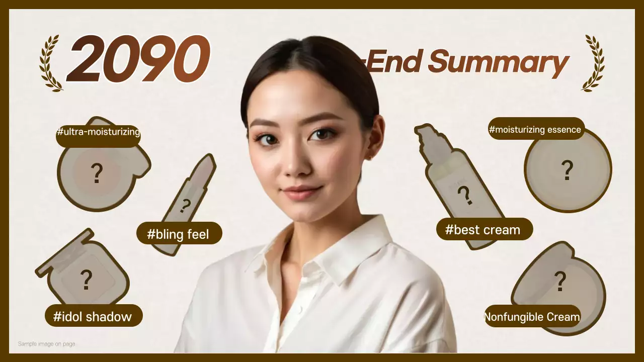 Beige Modern Skincare Summary YouTube Thumbnail