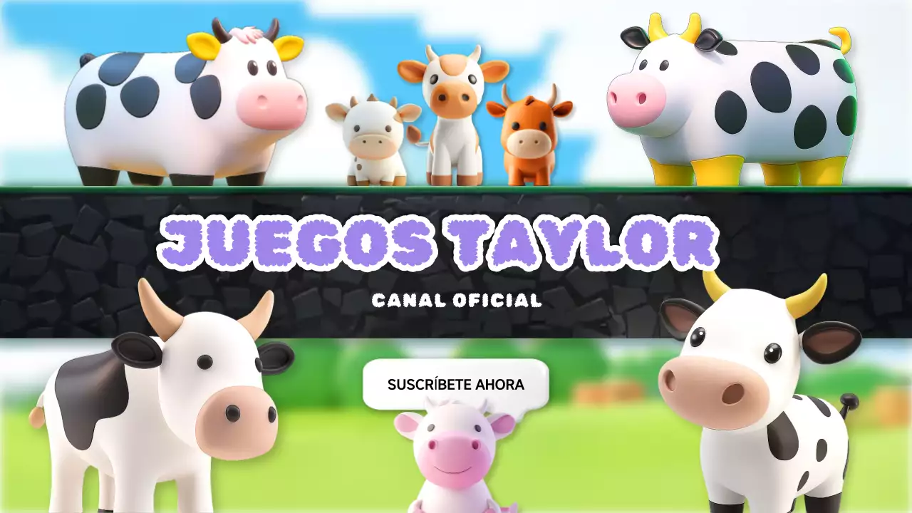 blanco negro púrpura amarillo gaming plantilla de canal youtube estilo cartoon