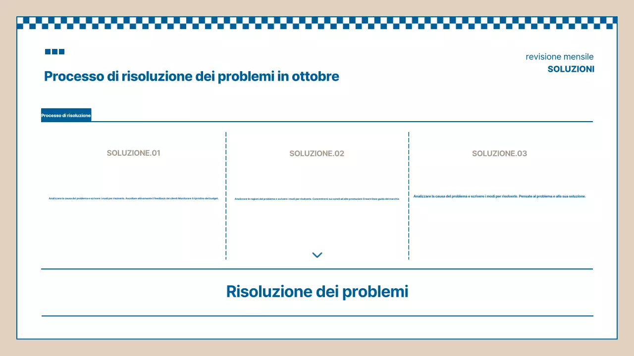 Rapporti di marketing Blue Basic