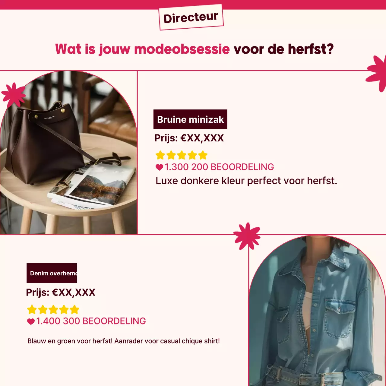 Een gids voor moderne herfstmode in rood