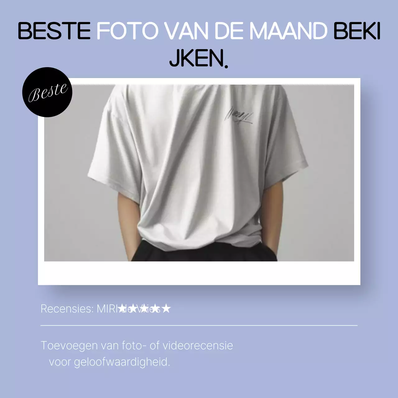 Promoot Beige Eenvoudige Beoordelingssjabloon