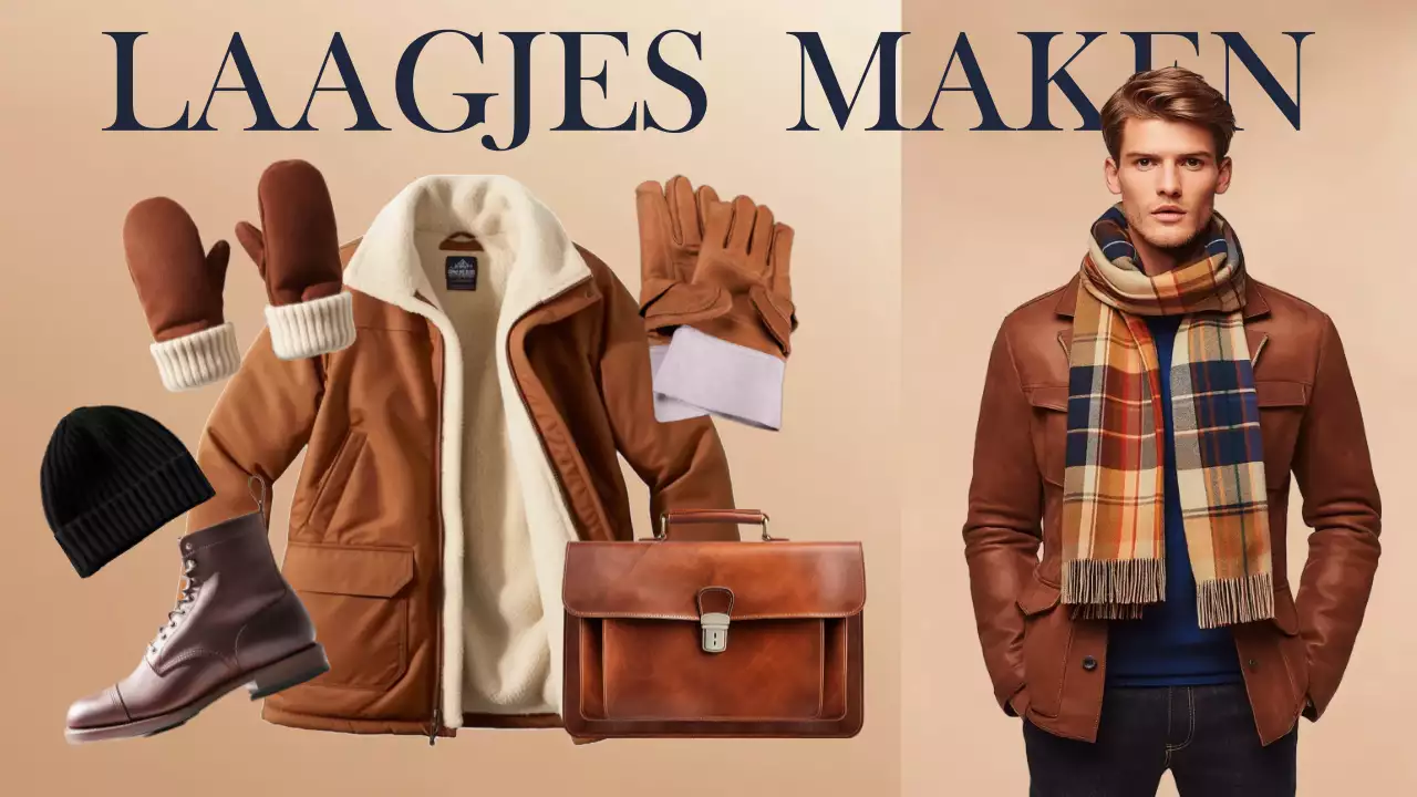 Bruine moderne modegids