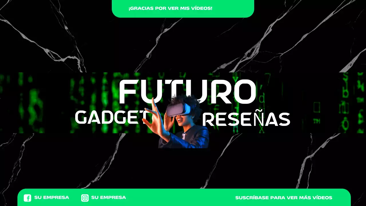 gadget moderno negro canal youtube arte