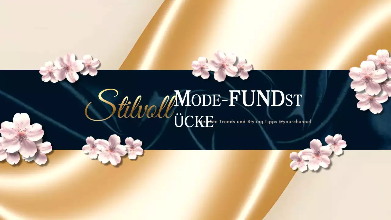 gold edel mode floral