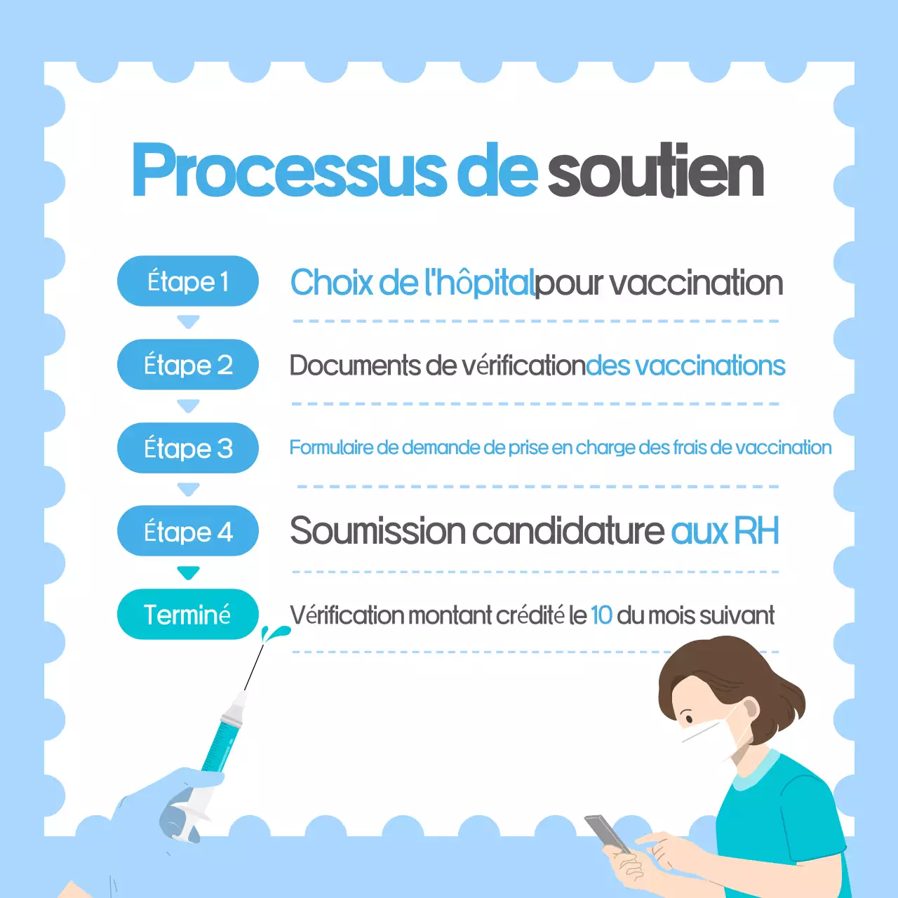 Light blue Simple Health Guide