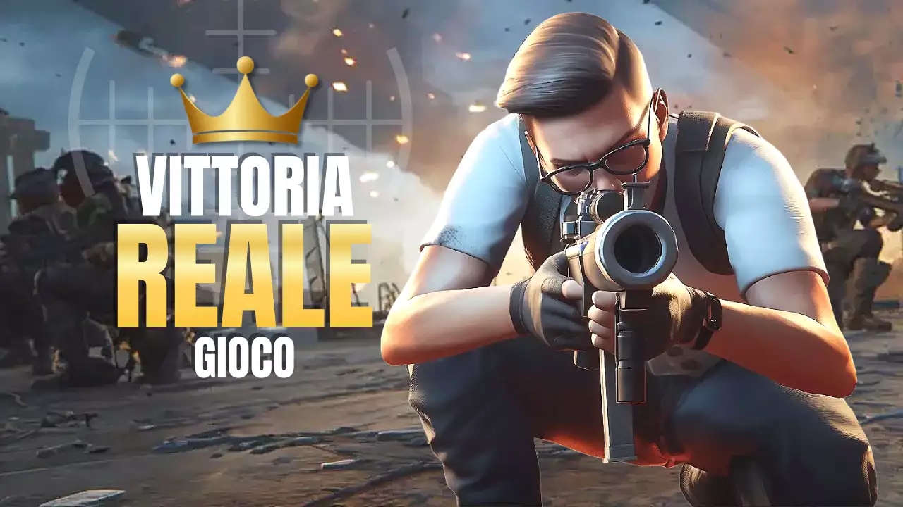 Pubblicità di gioco moderna blu