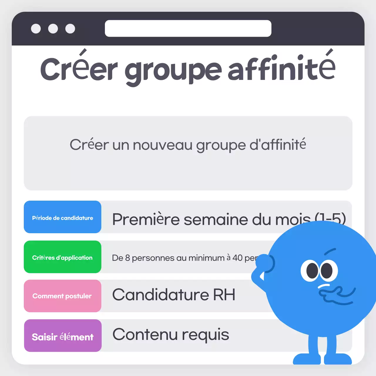 Bleu clair comment créer un club d'entreprise communiquer des informations