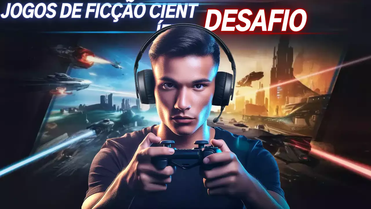 Evento de jogos futuristas negros