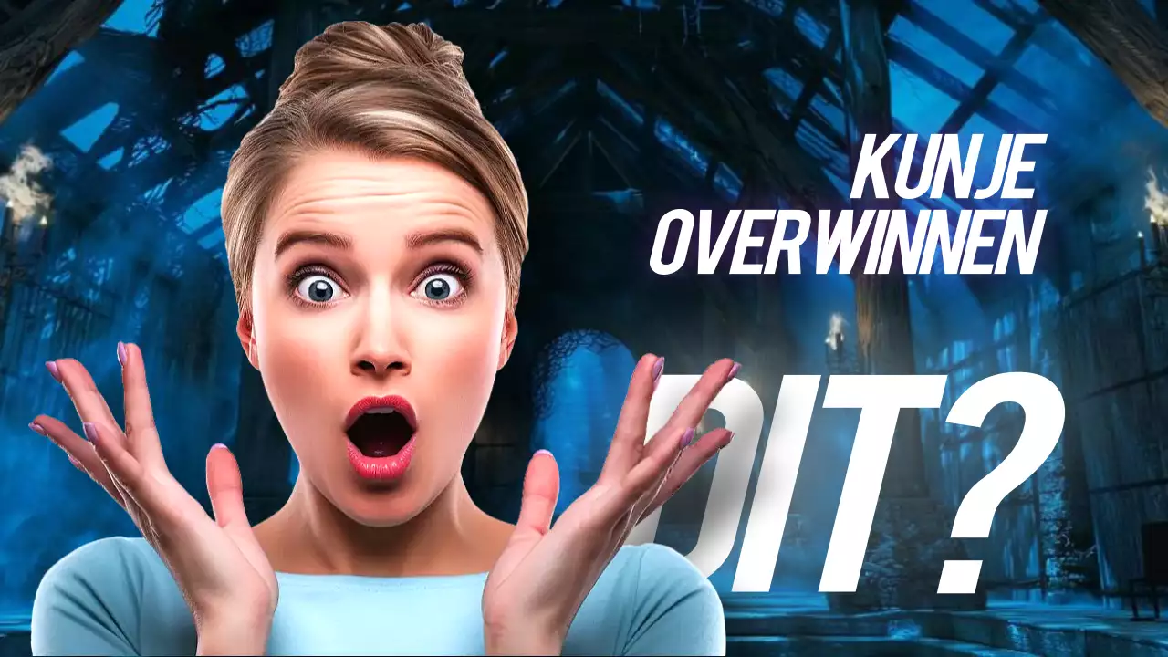 Blauwe Dramatische Uitdaging Advertentie