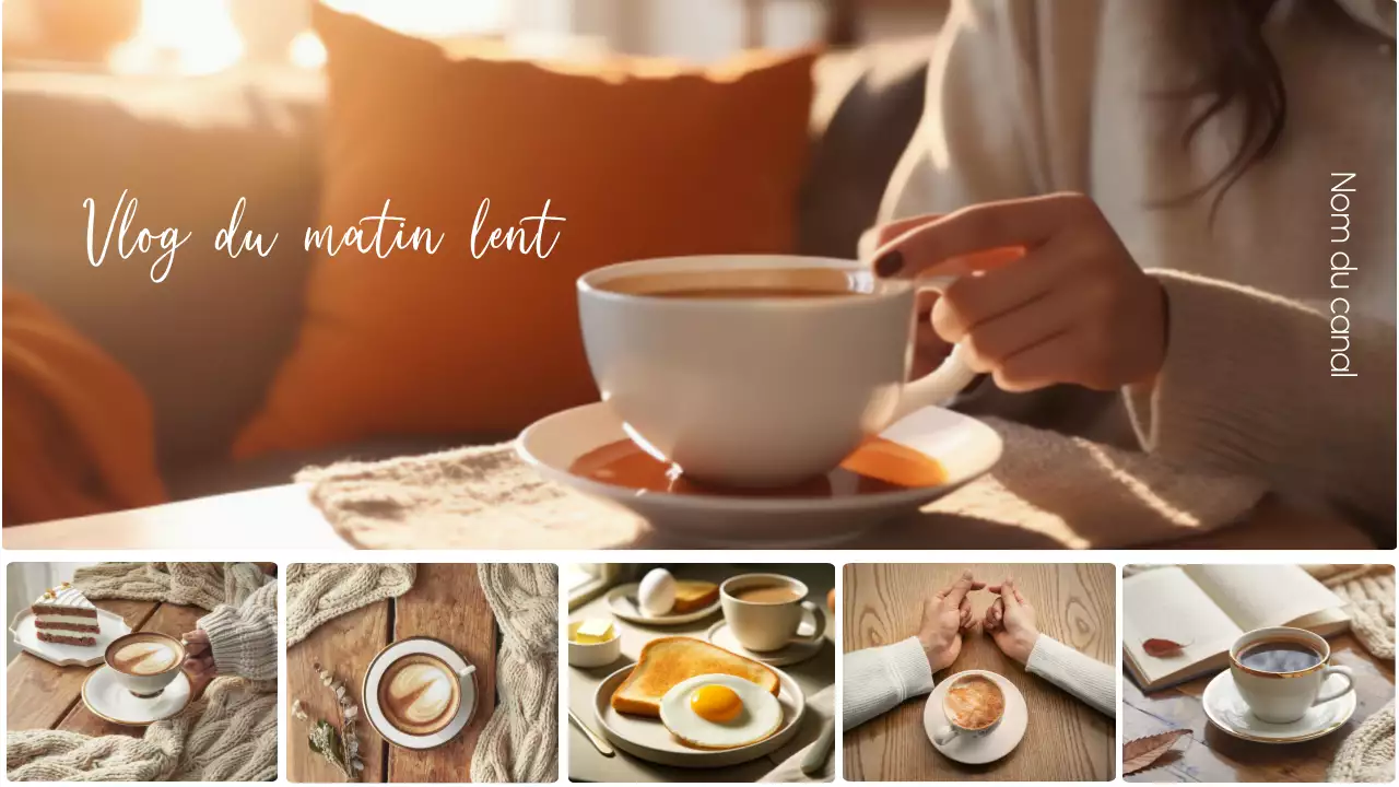 vlog du matin beige