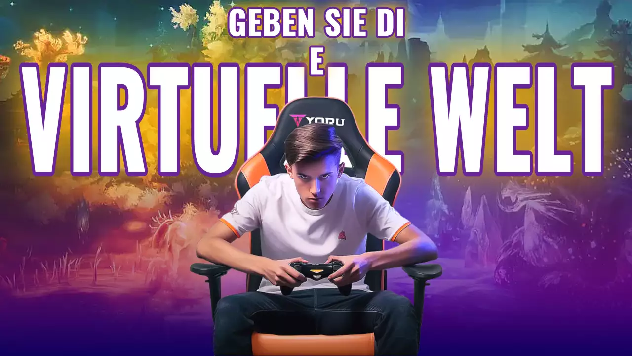 Blaue futuristische Weltraumwerbung