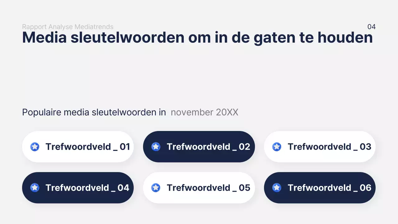 Marineblauw modern marketinganalyserapport