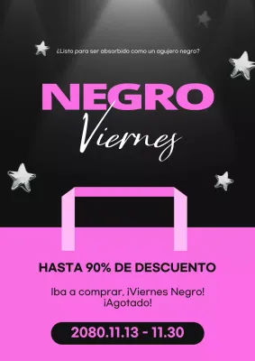 Black Modern Anuncio de rebajas