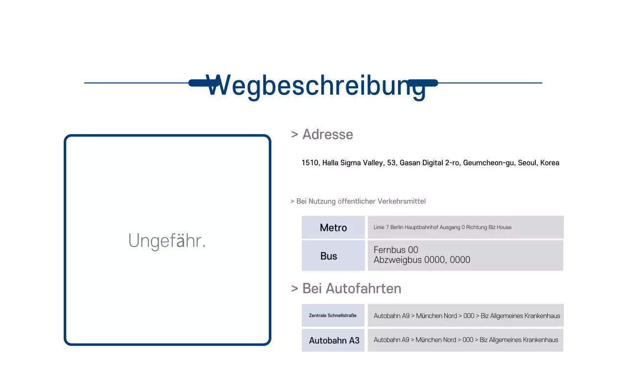 Marineblauer einfacher Krankenhaus-Werbekalender