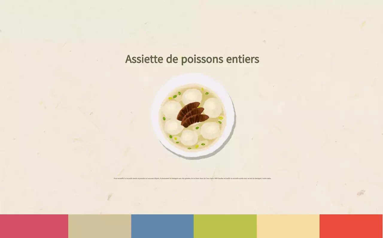 Calendrier de l'alimentation traditionnelle beige