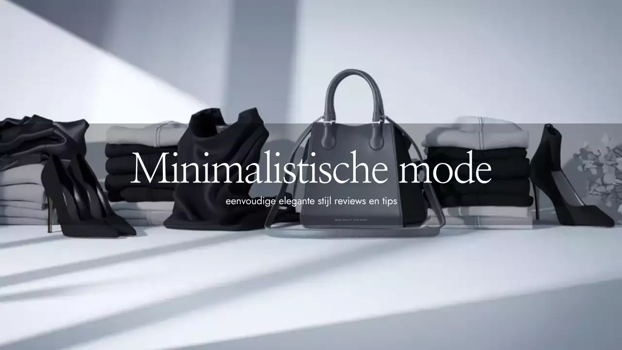 Grijze minimalistische modegids