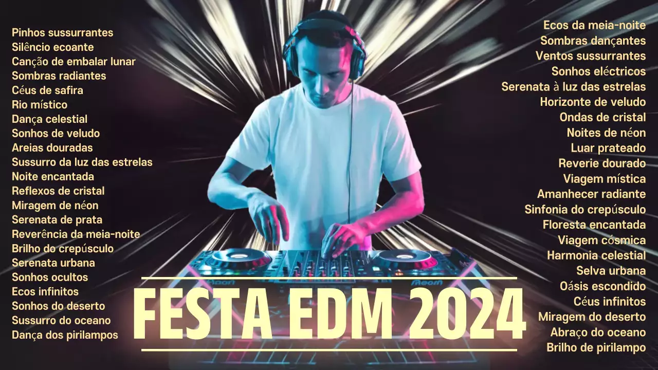 evento de música moderna neon