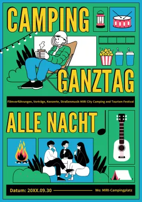 Leitfaden für das Green Retro Camping Festival