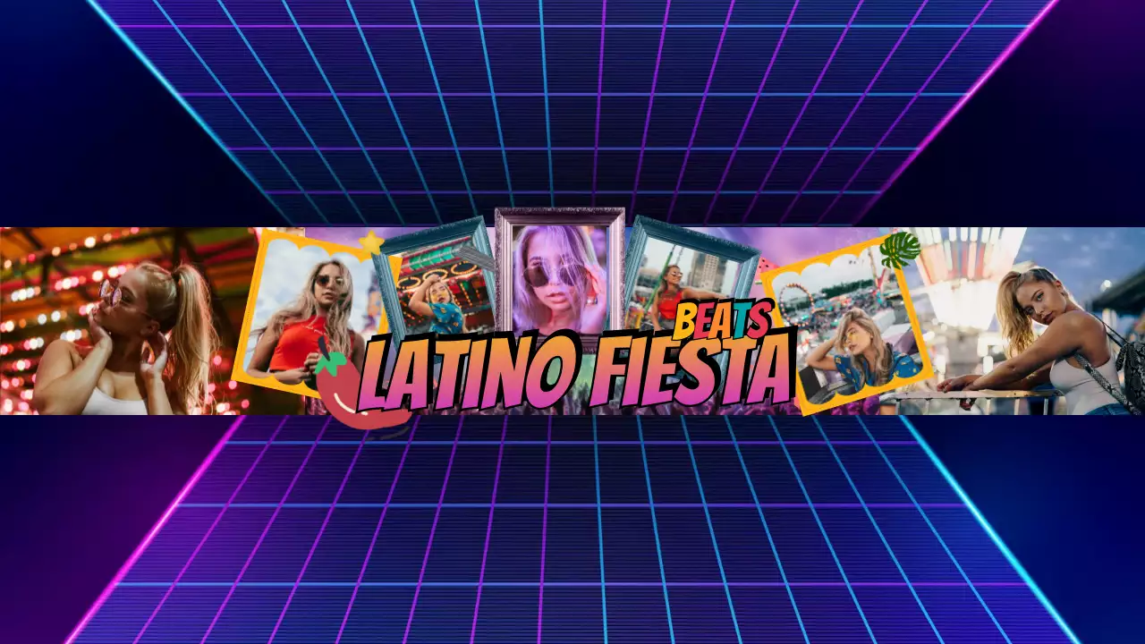 Neon Retro Music Promotion YouTube Thumbnail