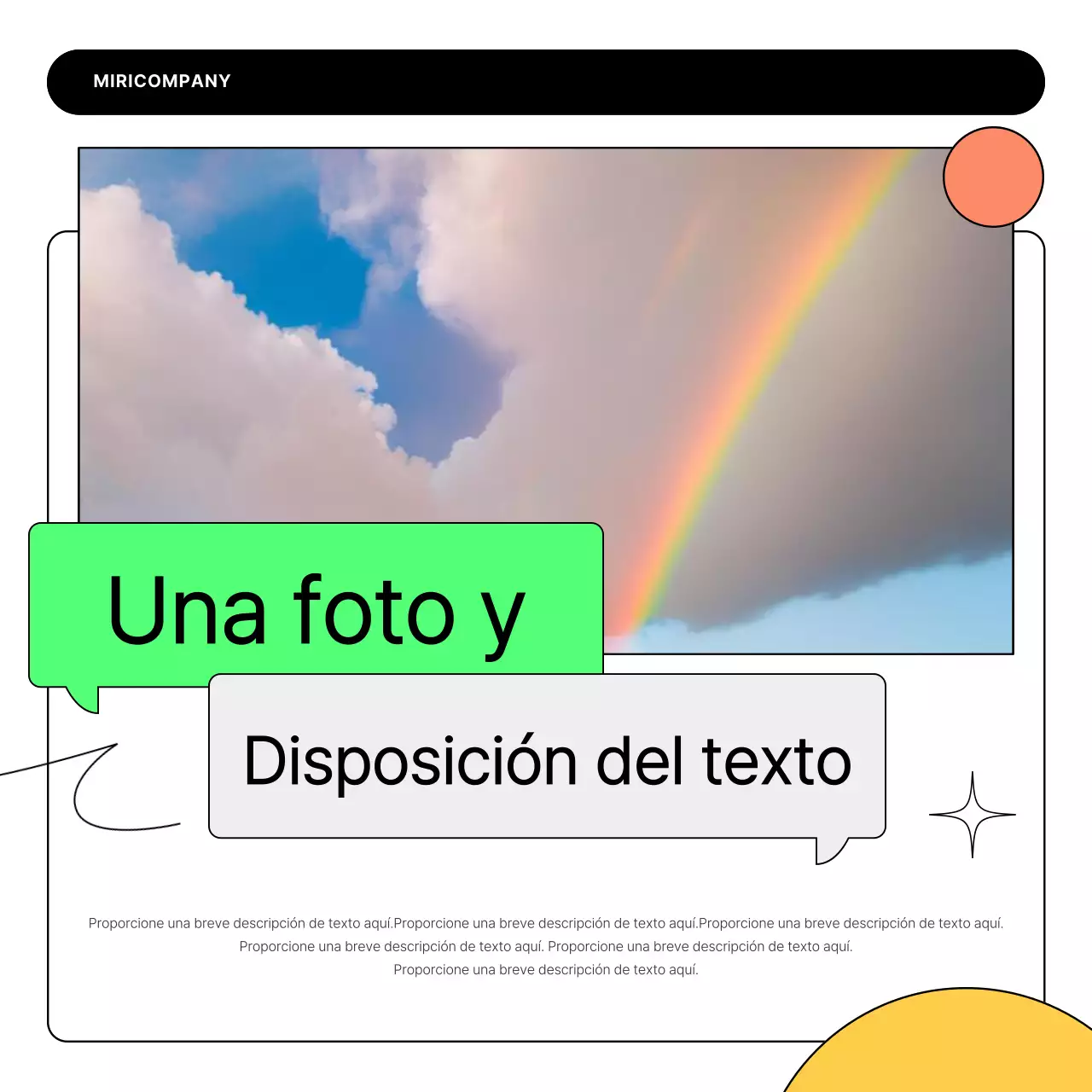 Promocione el marketing de su empresa en blanco y sencillo