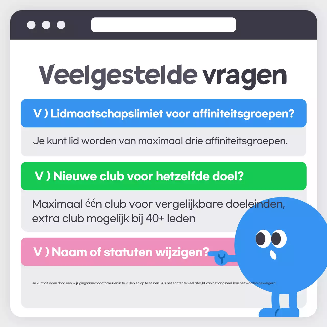 Lichtblauw eenvoudig hoe je een bedrijfsclub opzet om informatie te communiceren