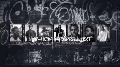 Black Graffiti Hip-Hop Playlist