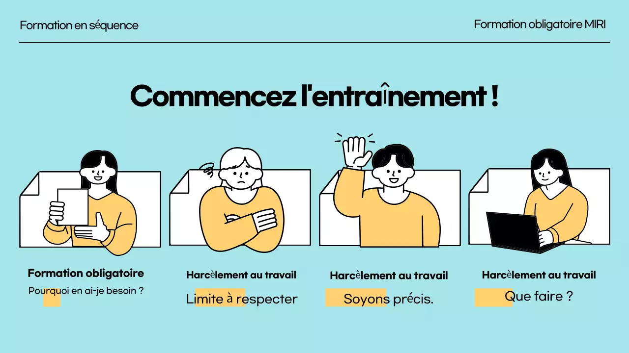 Formation à la prévention du harcèlement au travail Formation statutaire