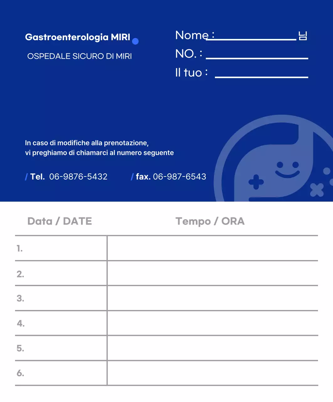 Guida semplice dell'ospedale blu