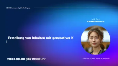 Blue Modern AI Ausbildung