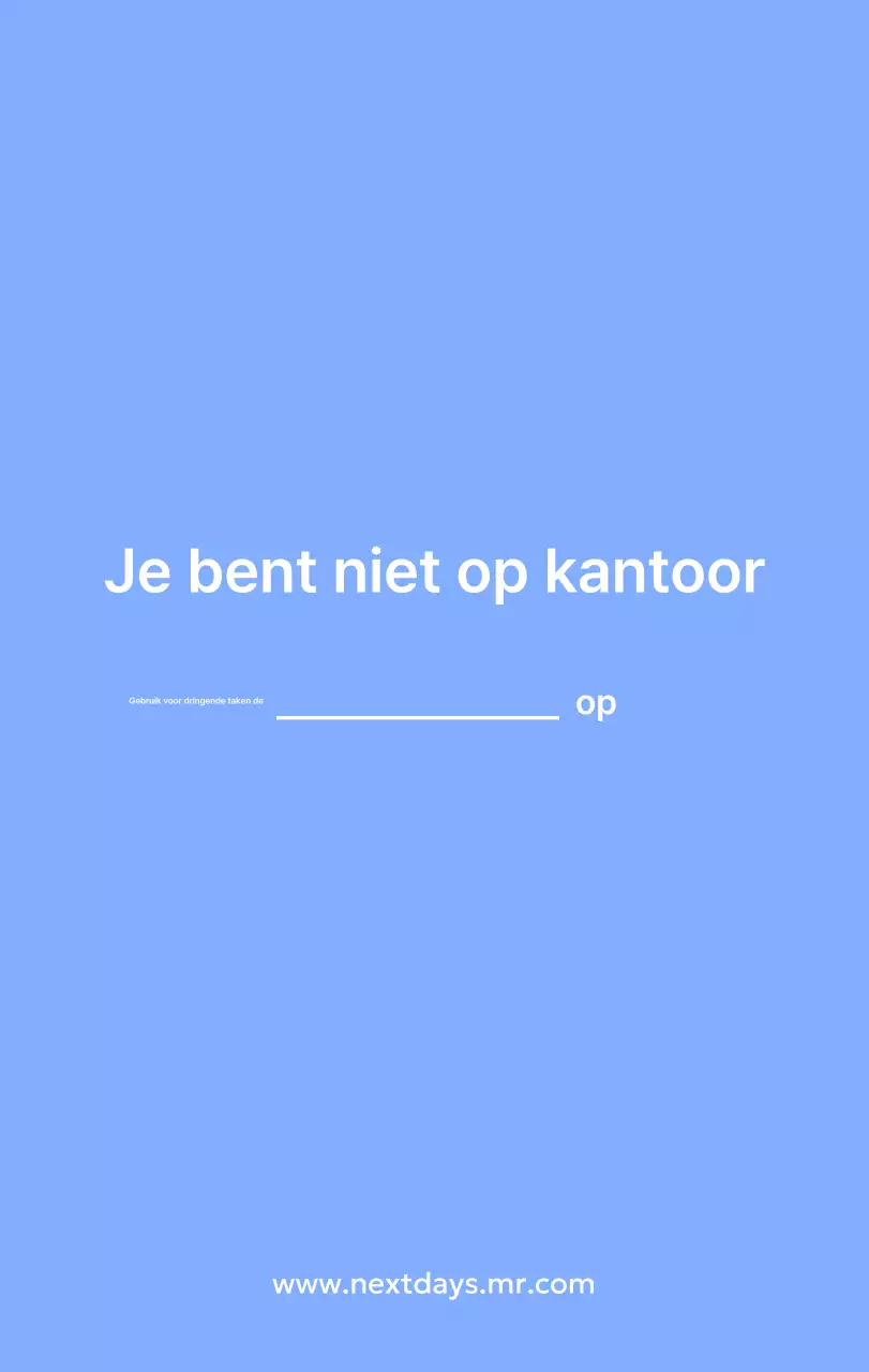 Photo goal tracker kalender met een vleugje blauw