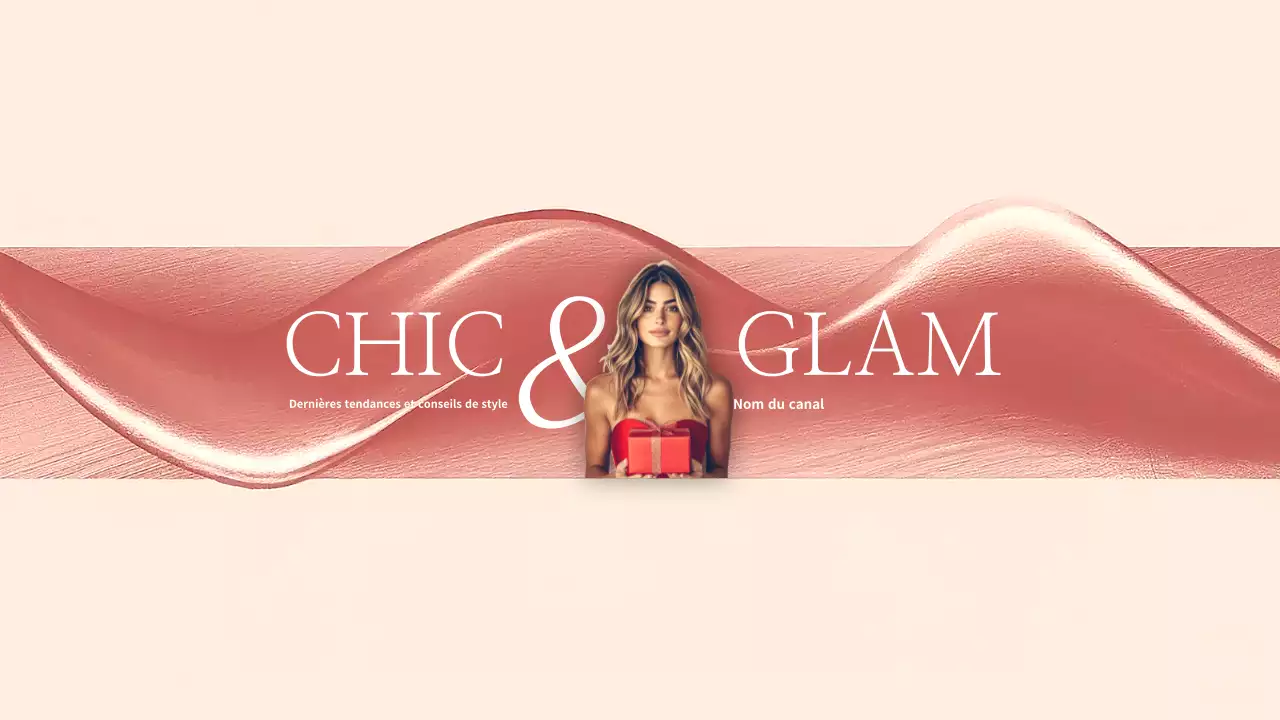 Rouge Elegant Fashion Youtube Channel Art
