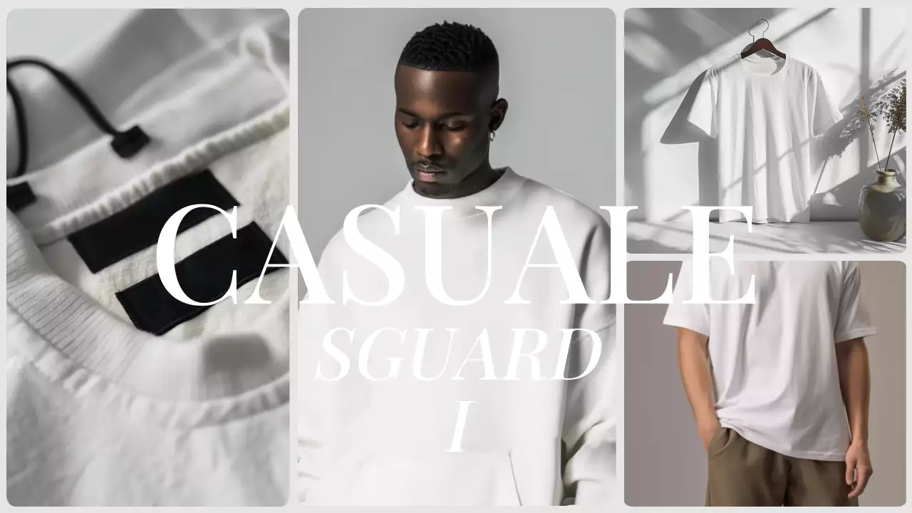 Pubblicità di moda moderna bianca