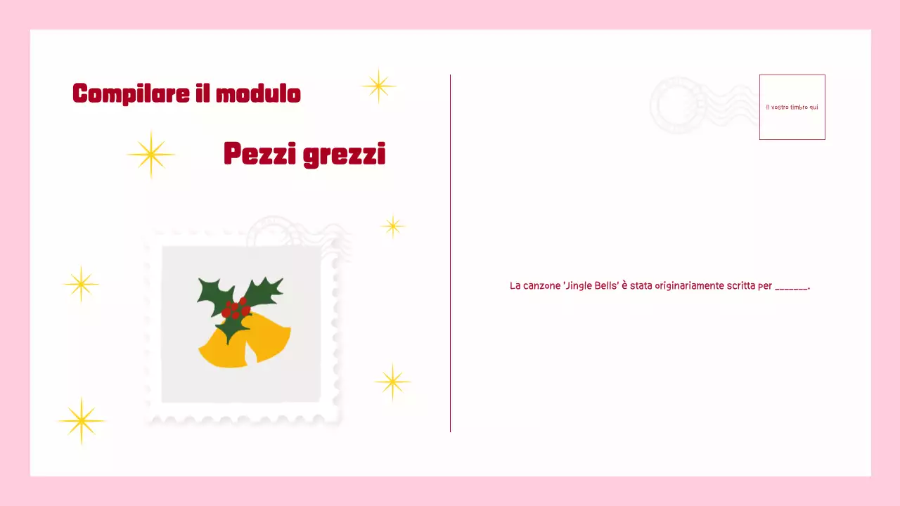 GIOCO TRIVIA NATALIZIO ILLUSTRATO DI TENDENZA PER BAMBINI