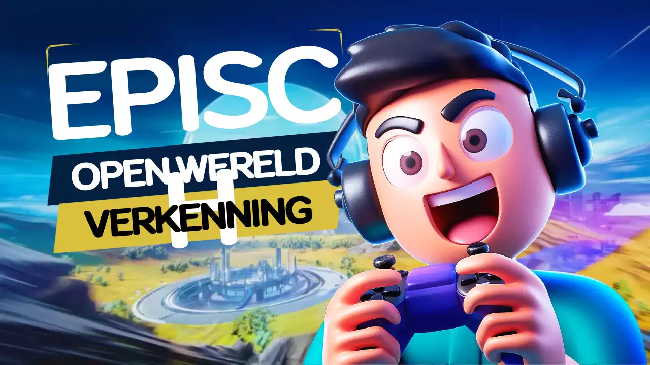 Blauw Modern Gaming Advertentie